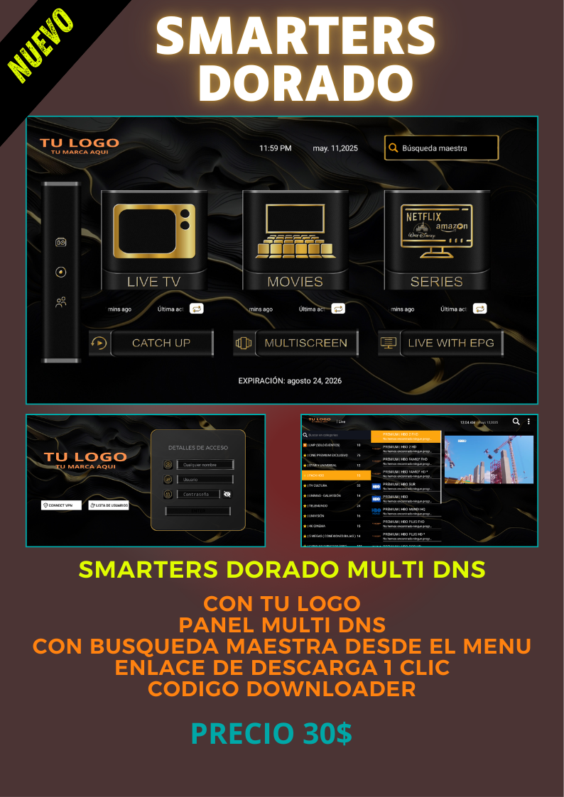 APK SMARTERS DORADO